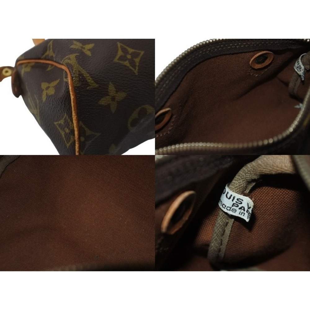 Louis Vuitton Mini Speedy Handbag Monogram Brown - Picture 9 of 9